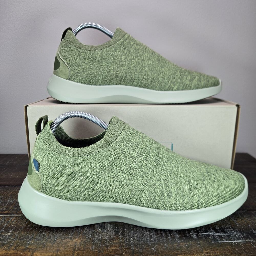 Vessi Everyday Move Slip On Womens Size 10 Waterproof Shoes Sneaker Spruce Green